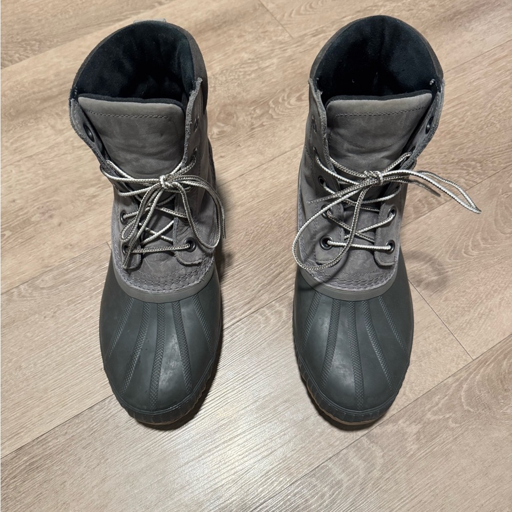 Sorel Men's Charcoal and Dark Gray Winter Boots